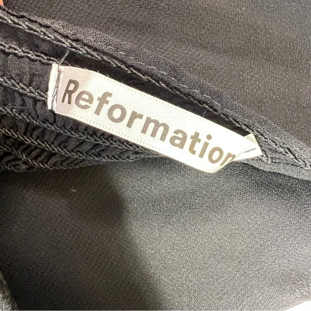 NWT Reformation Amaryllis Maxi Dress Black Size 0 - Picture 6 of 13